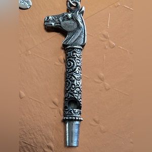 2028(1928) Whimsical Horse Whistle Pendant